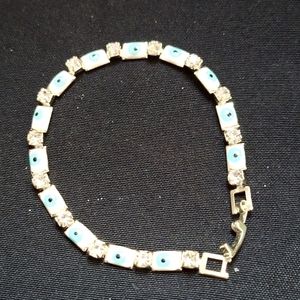 little eyes bracelet, excellent quality laminated gold  (New)